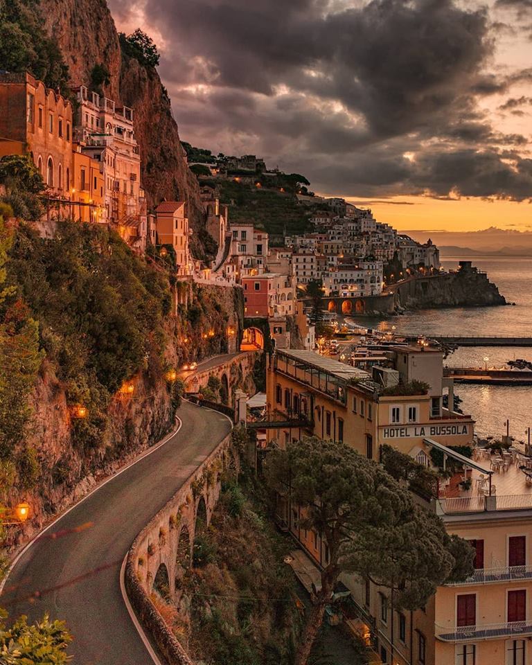 Evening on the coast - Amalfi, Amalfi Coast, Italy, The photo, Longpost