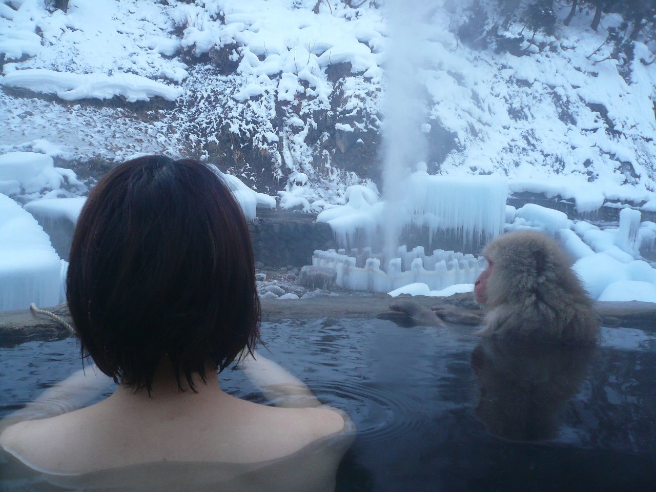 Hello from the hot springs! - NSFW, Japan, A selection, Longpost, Japanese, Erotic, The hot springs