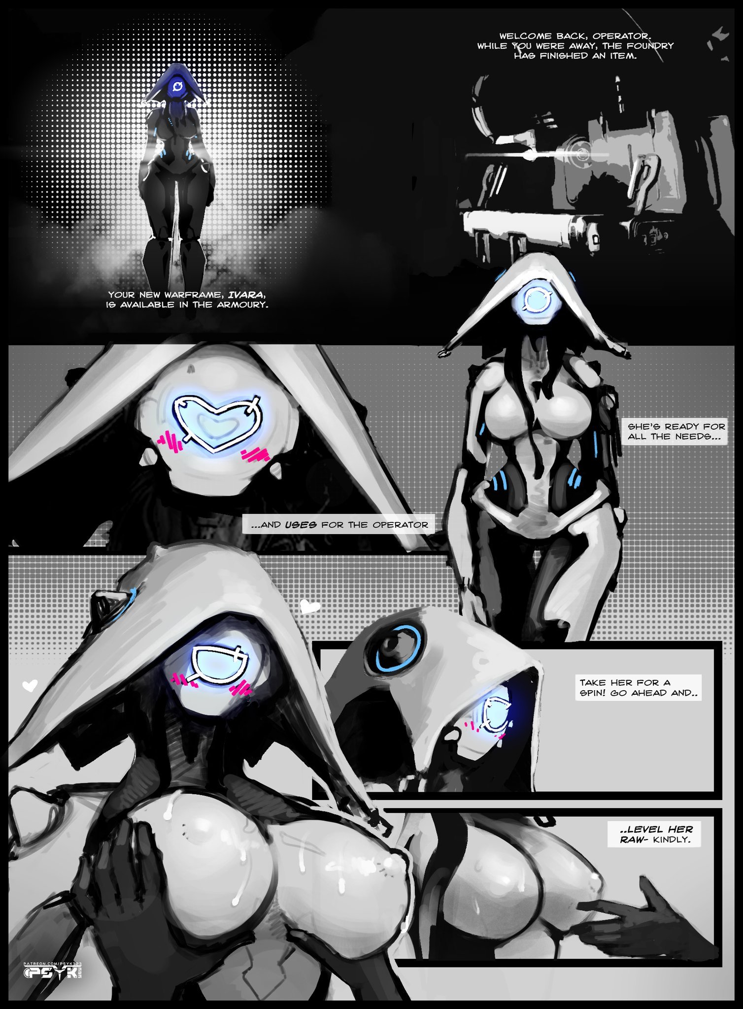 Ivara - NSFW, Psyk323, Warframe, Ivara Warframe, Games, Comics