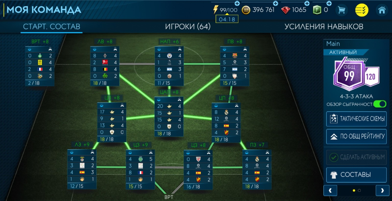 Fifa 19 mobile, my squad - My, FIFA, FIFA Mobile, FIFA 19, Football, Longpost