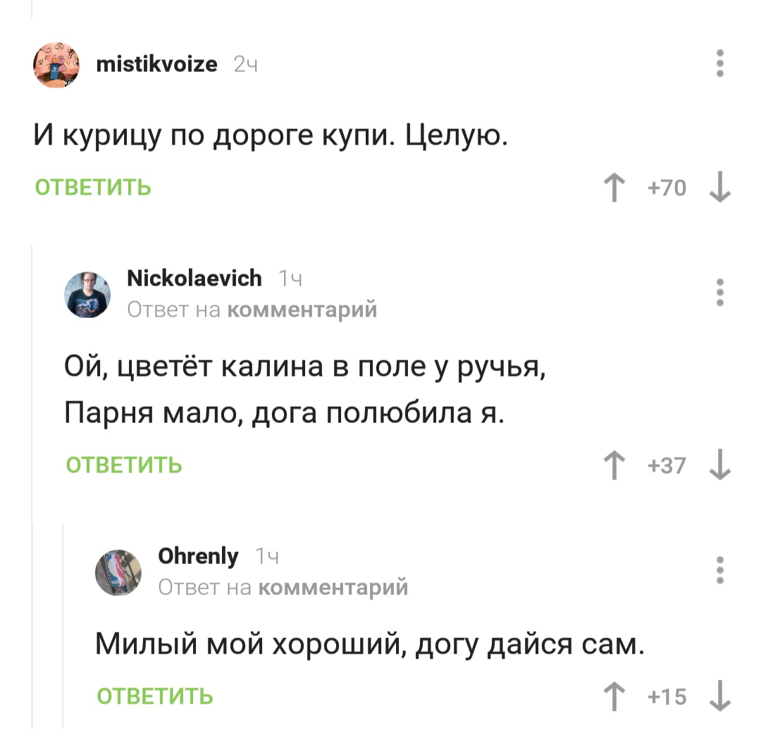 Читать надо правильно - Скриншот, Комментарии на Пикабу