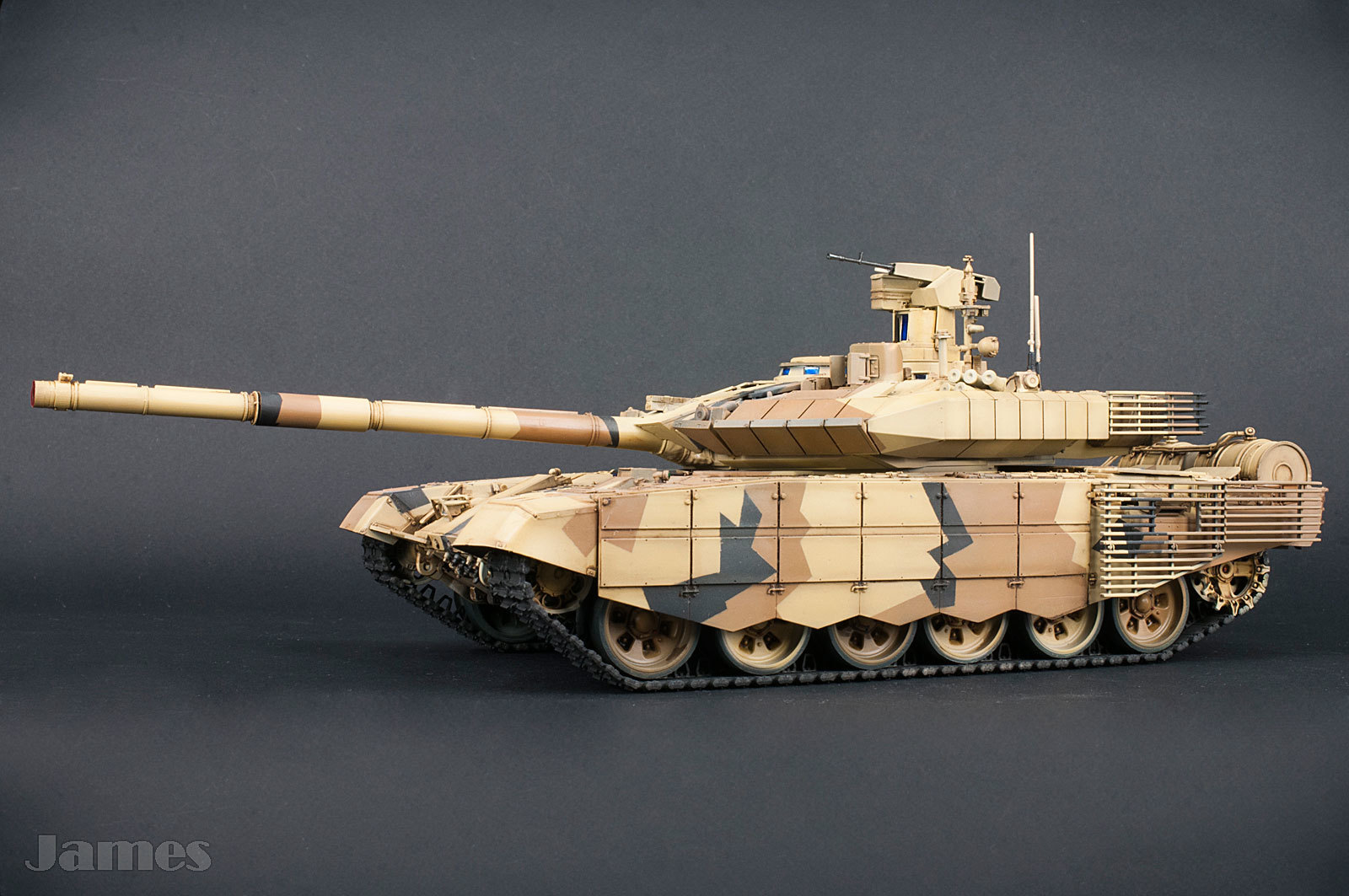 T-90MS - My, Stand modeling, , , Russian tank, Models, Test build, Longpost, t-90, Camouflage