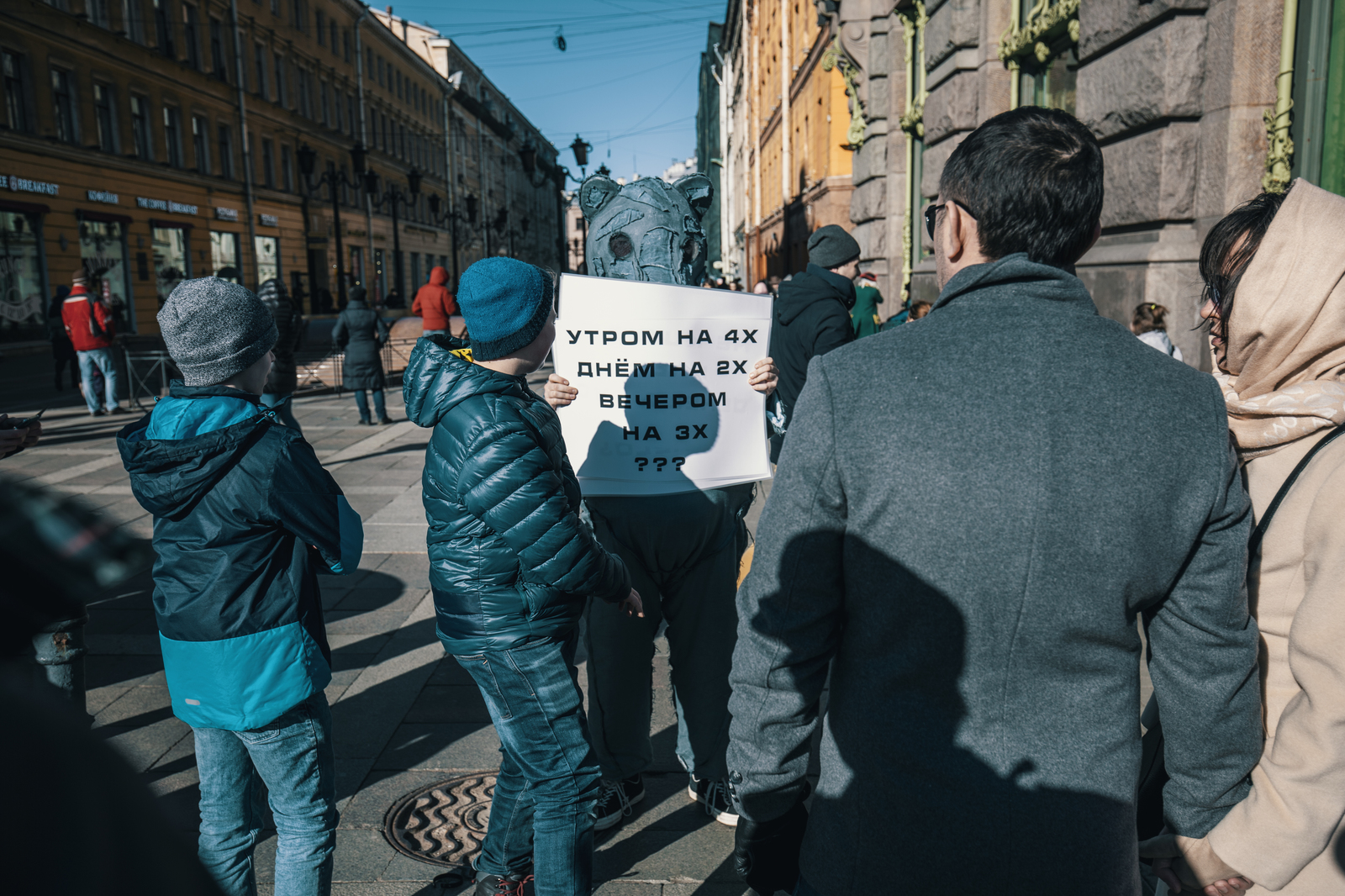 Медведь в Питере - Моё, Санкт-Петербург, Медведи, Загадка