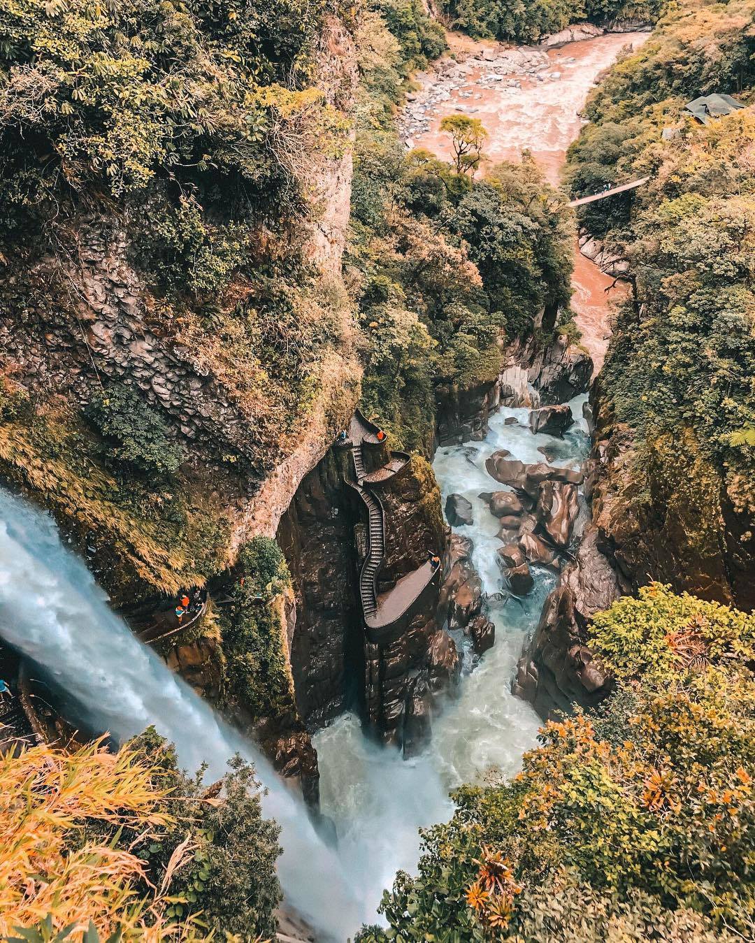 эквадор водопады