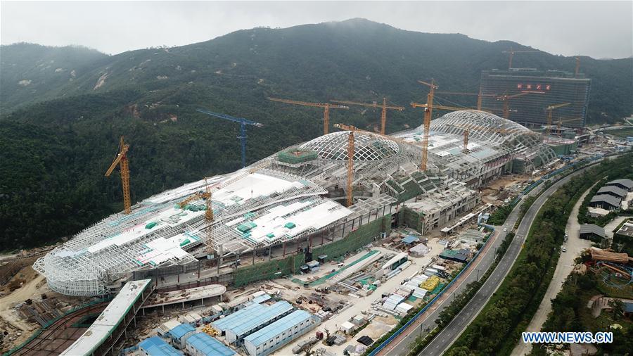 The huge Chimelong oceanological center is being built in the city of Zhuhai. - China, Xinhua, Oceanarium, Longpost, Architecture, Building