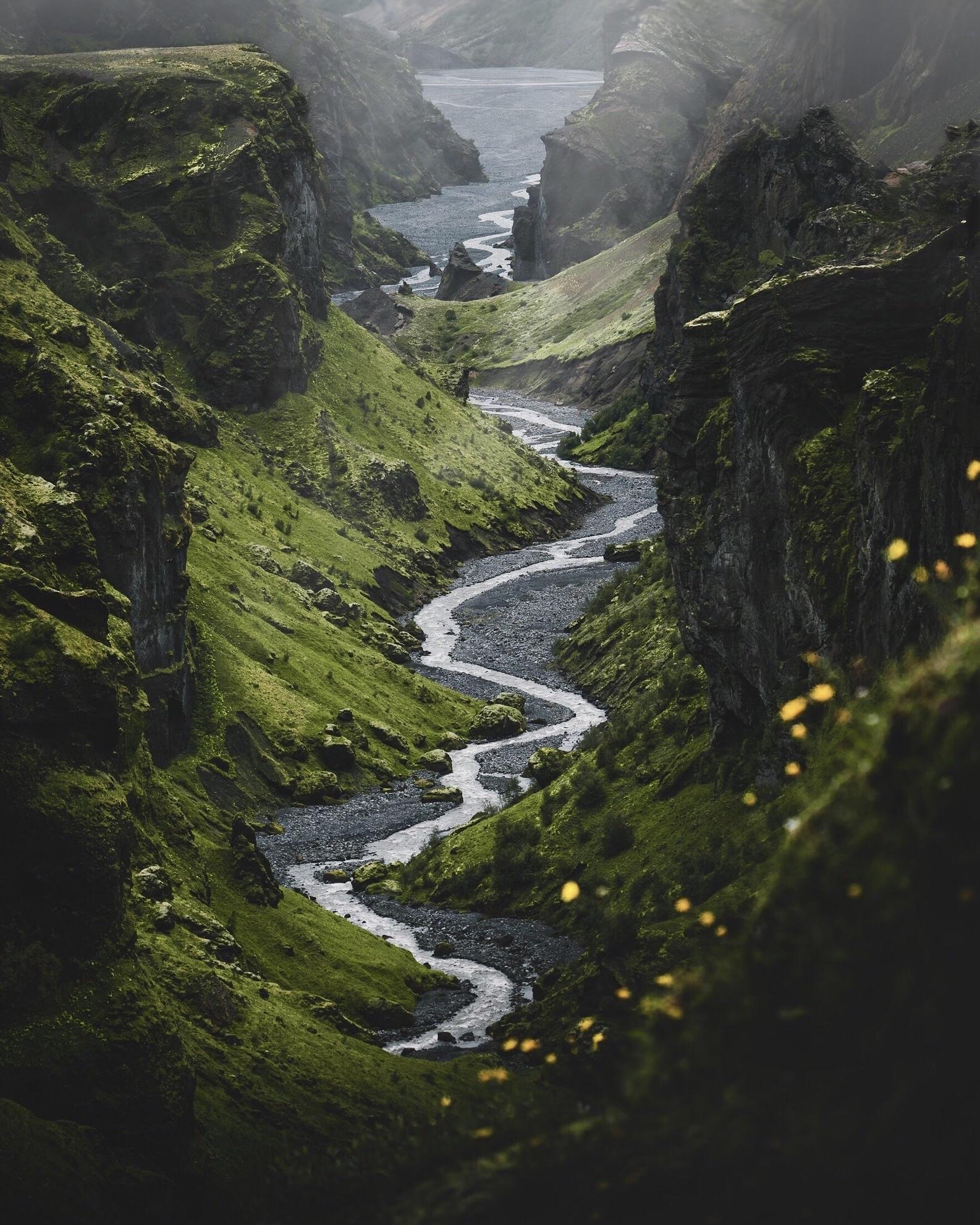 Canyon. - Iceland, The photo, Nature, Canyon, beauty