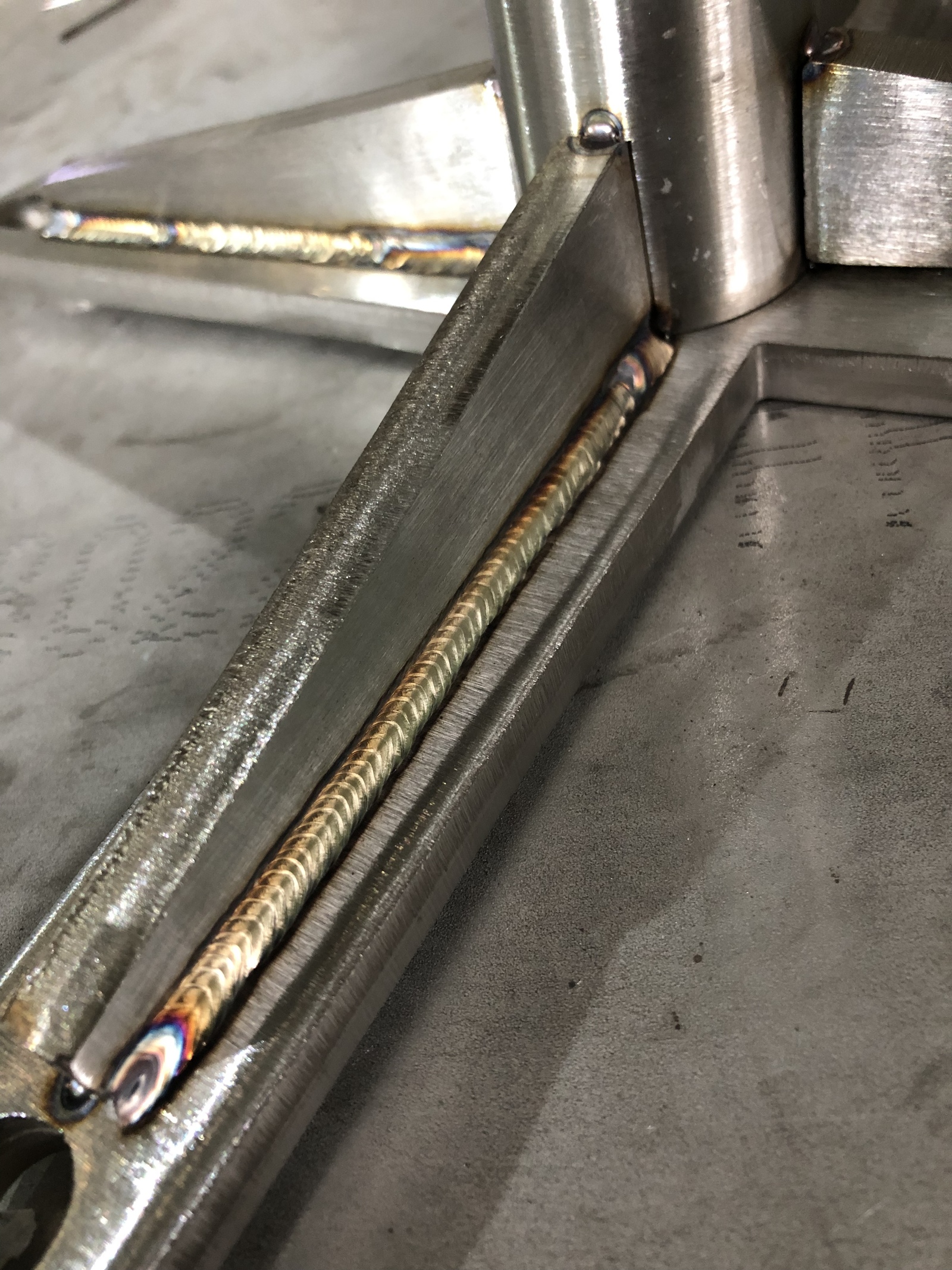 Welding seam