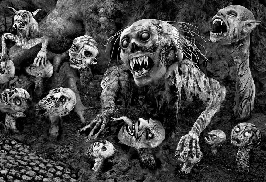 The black and white nightmares of Aeron Alfrey - A selection, Art, Drawing, Kripota, Illustrator, Longpost