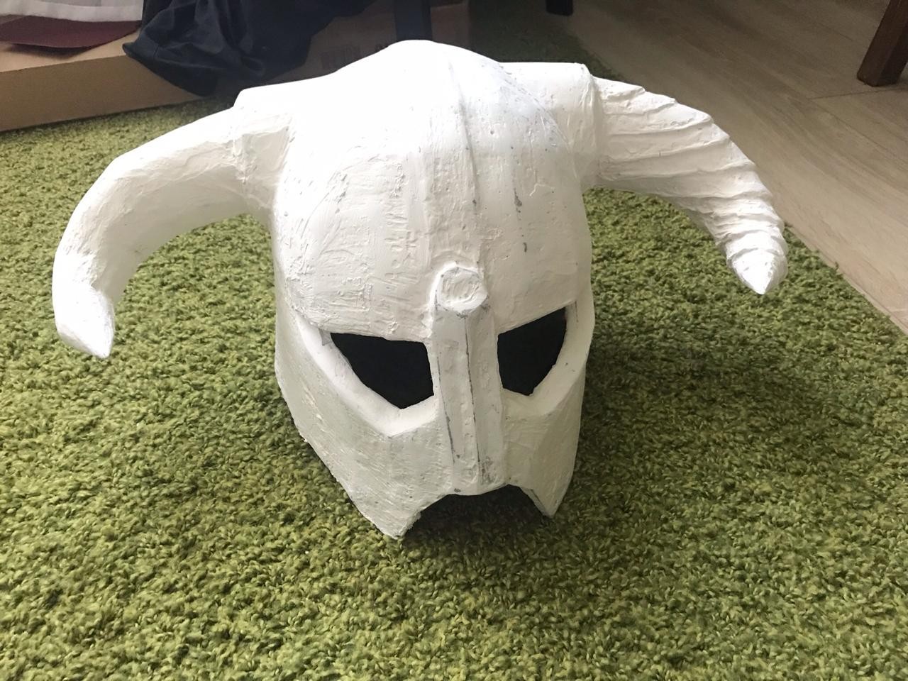 DIY Dovakin's helmet - My, Skyrim, Longpost, With your own hands, Papercraft