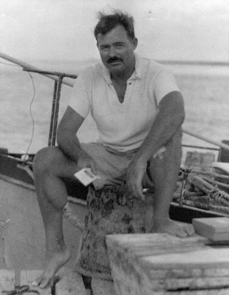 Ernest Hemingway - Ernest Hemingway, Black and white photo, Story, Writer, Epoch, Face, Longpost, Writers