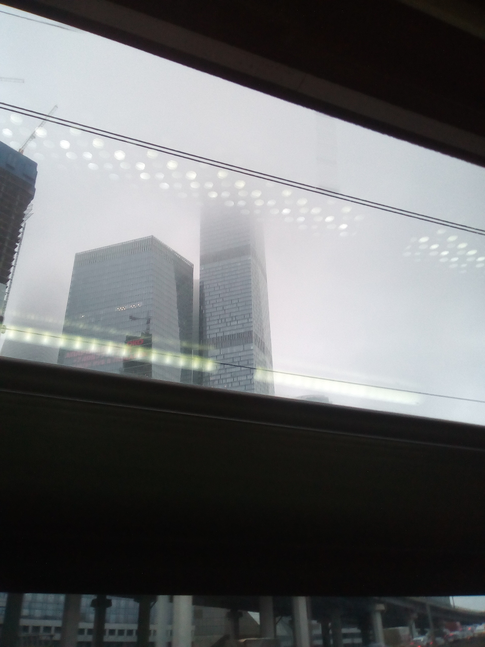 Cloudy in Moscow - My, Skyscraper, The clouds, Moscow, Longpost