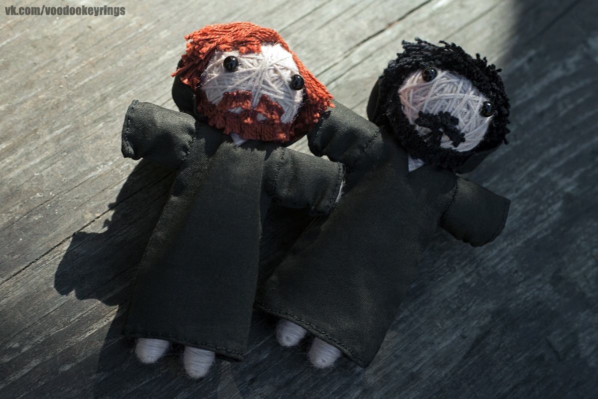 cute voodoo dolls - My, Handmade dolls, Voodoo, Needlework without process, Keychain, Copyright, Half-life, Mylene Farmer, Souvenirs, Longpost