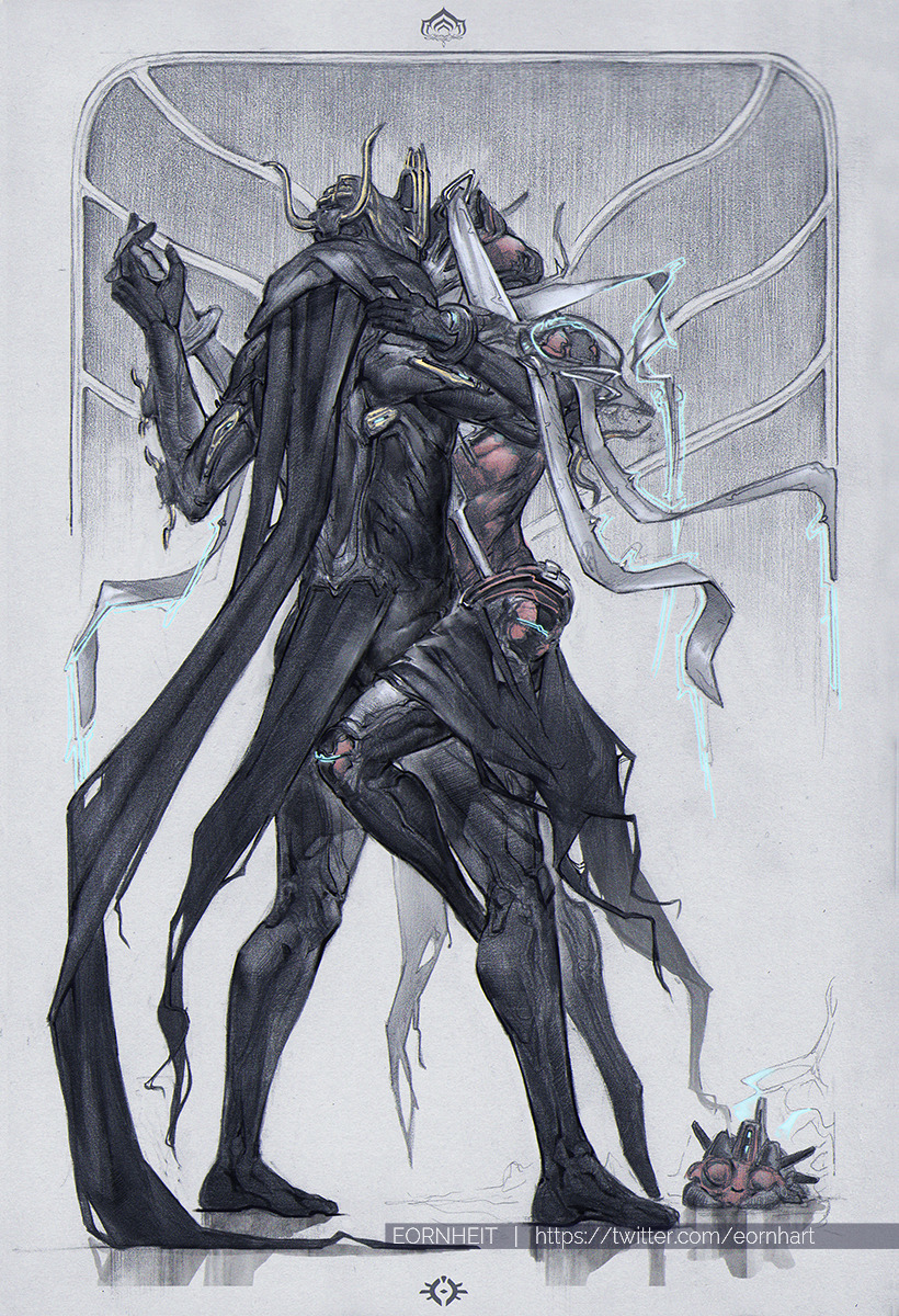 Warframe pencil sketches - , , Warframe, Excalibur Umbra, Limbo Warframe, Equinox Warframe, Games, Art, Longpost