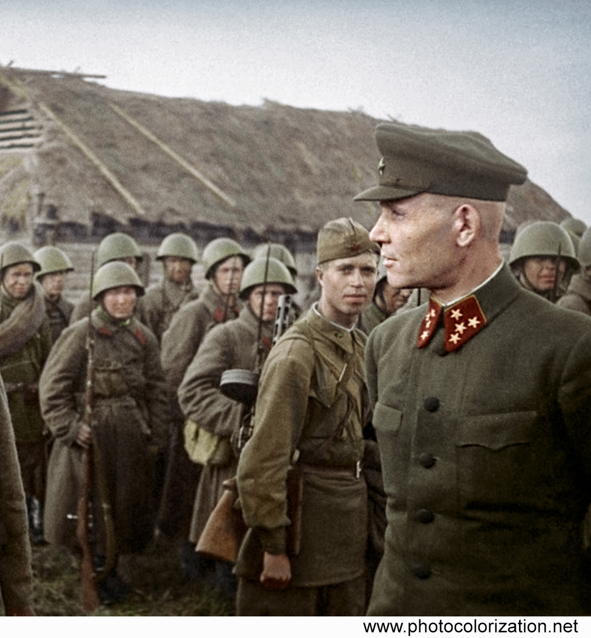 My coloration - My, Colorization, The Great Patriotic War, Ivan Konev, The Second World War, the USSR