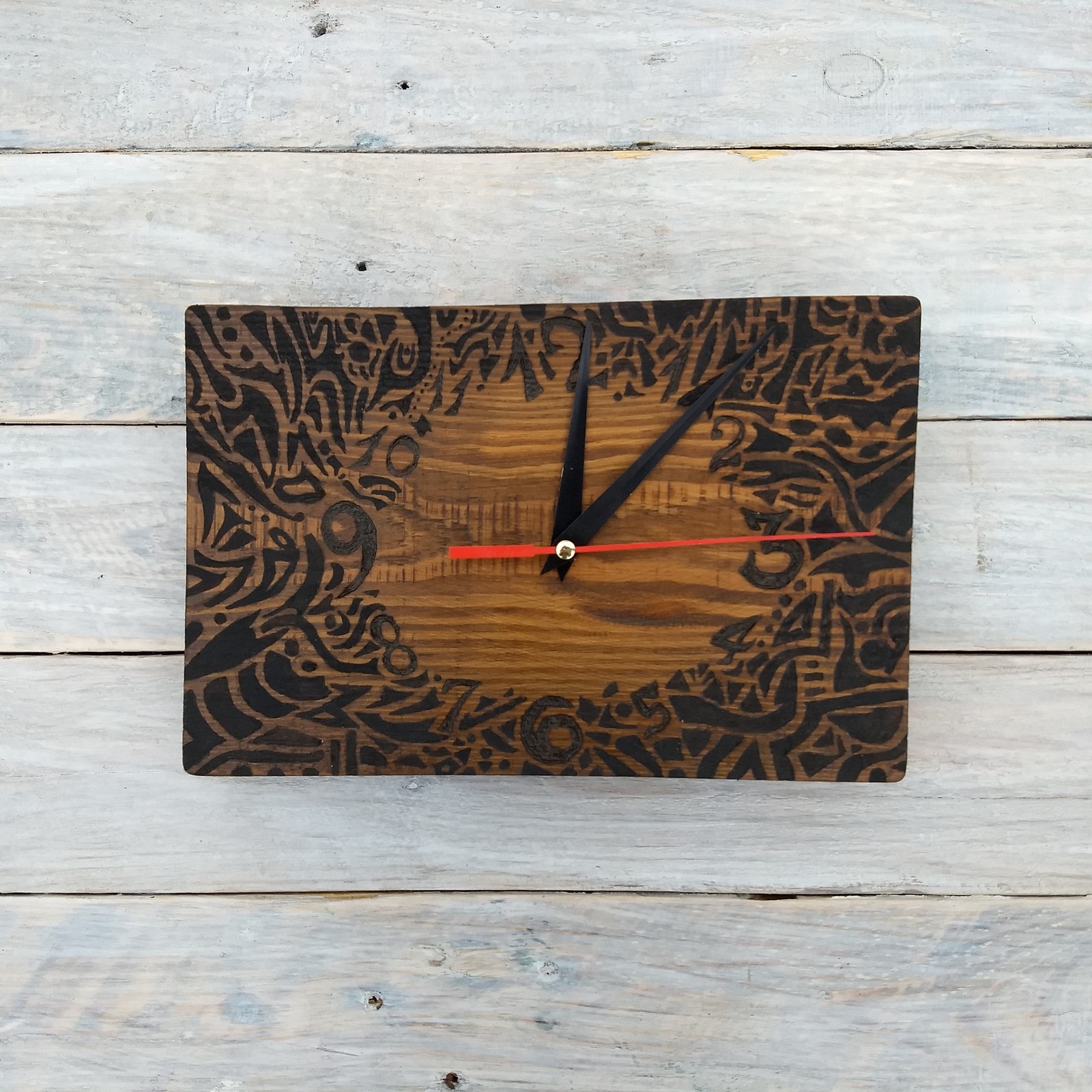 Clock that tells the time - My, Woodworking, Longpost, Handmade, Decor, Clock, Needlework without process