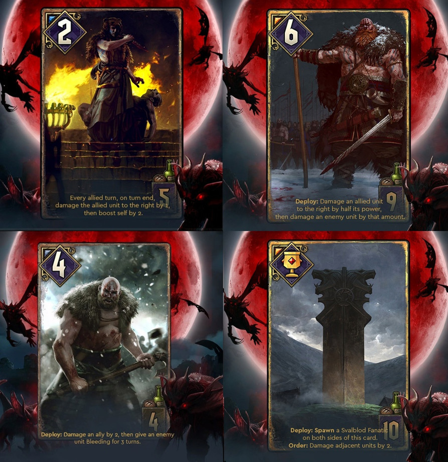 Skellige: beat your own so that strangers are afraid - Gwent, Kki, Witcher, Longpost