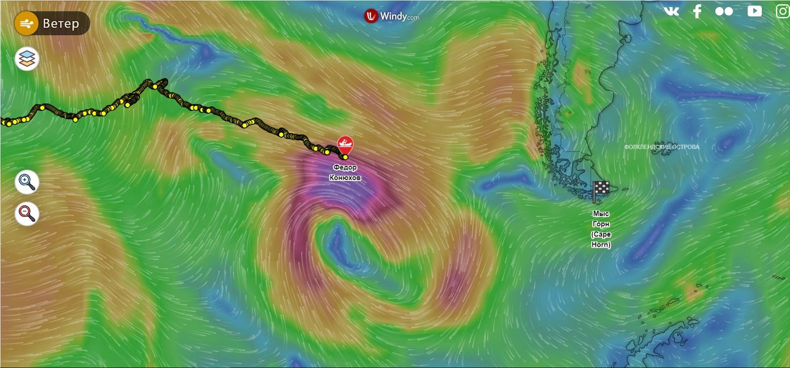 Day 117. A strong storm breaks the boat. - Fedor konyukhov, A real man, Travels, Report