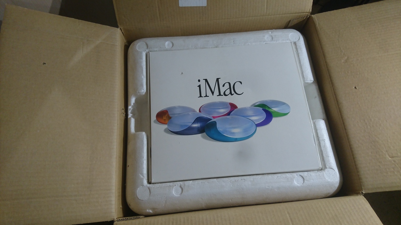 IMAC G3 капсула времени из чулана - Моё, Длиннопост, Видео, Распаковка, Imac, Macintosh, Компьютер