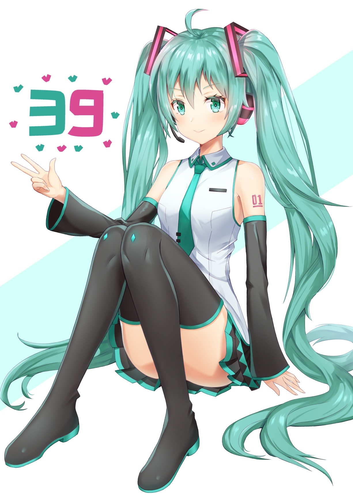 Hatsune Miku - Anime, Vocaloid, Hatsune Miku, Anime art, Longpost