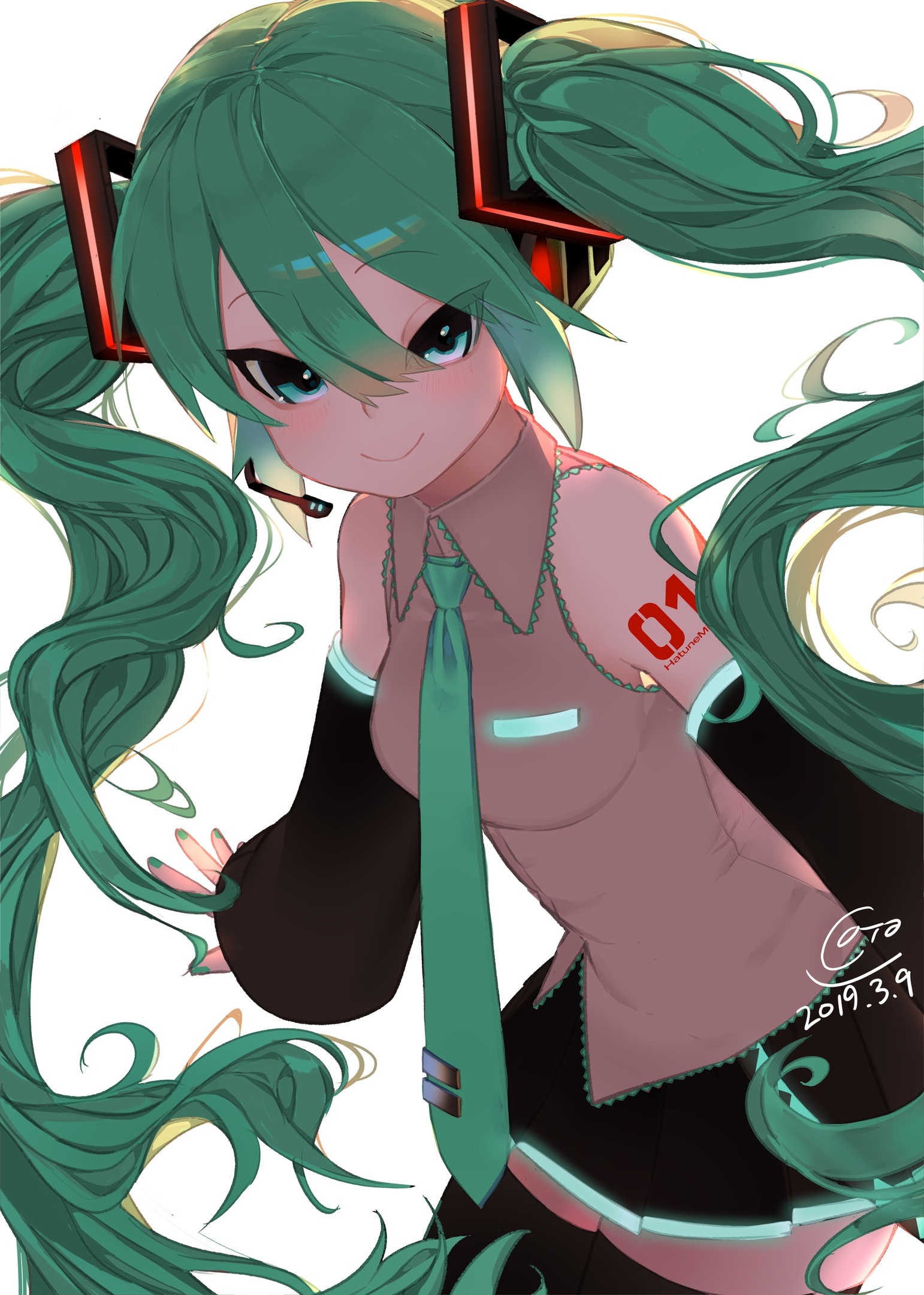 Hatsune Miku - Аниме, Vocaloid, Hatsune Miku, Anime Art, Длиннопост