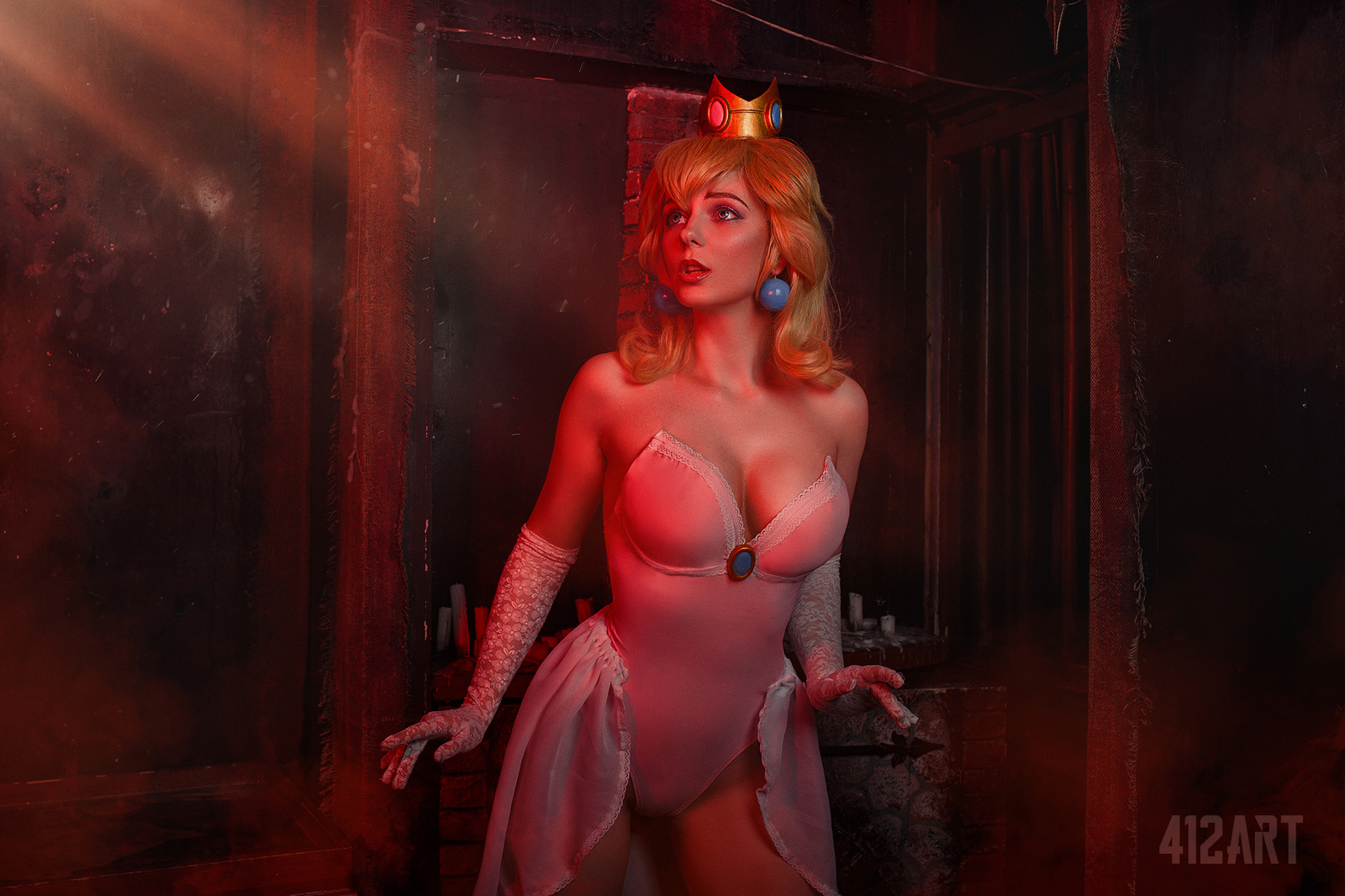 How Mario went to save the princess - NSFW, Super mario, Bowsette, Princess peach, Bowser, Cosplay, Longpost, PHOTOSESSION, The photo