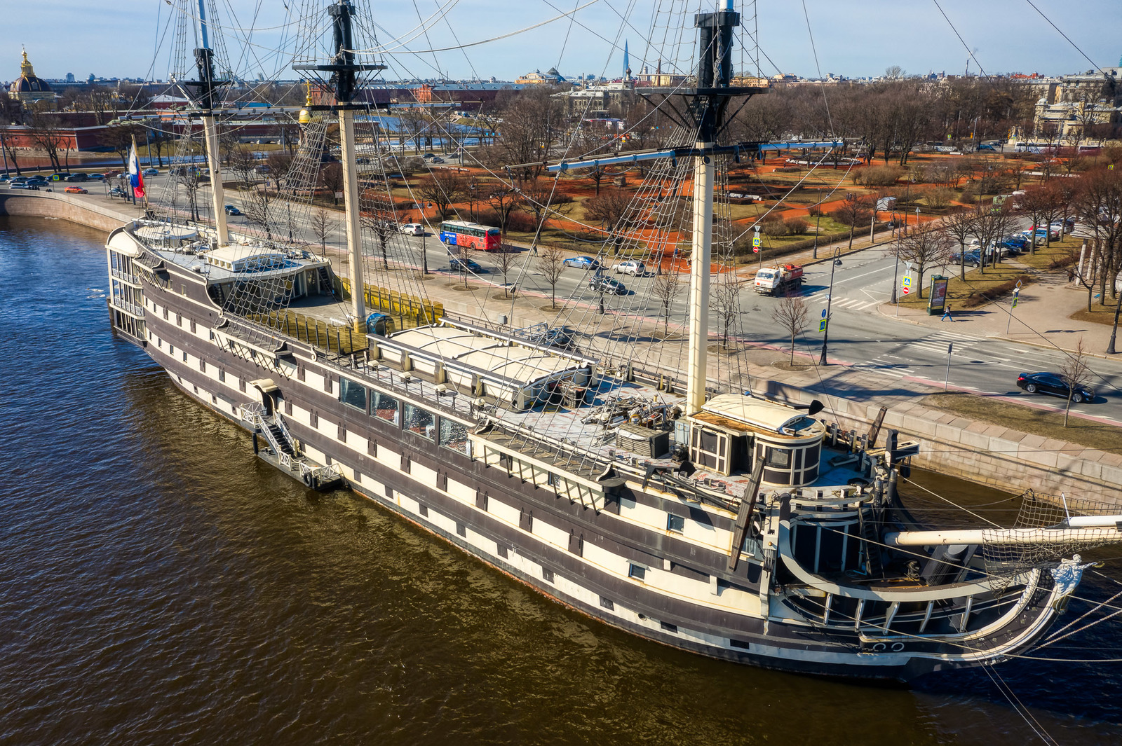 Frigate Grace - My, Frigate, , Saint Petersburg, Aerial photography