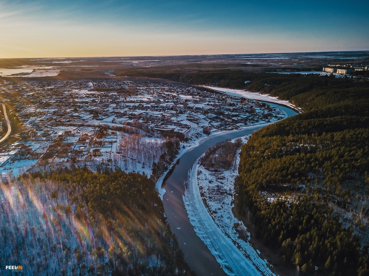 Ice drift on the Iset River (Sverdlovsk region, Kamensk-Uralsky) - Ural, Middle Ural, Sverdlovsk region, Kamensk-Uralsky, Iset, Ice drift, Nature, The photo, Longpost