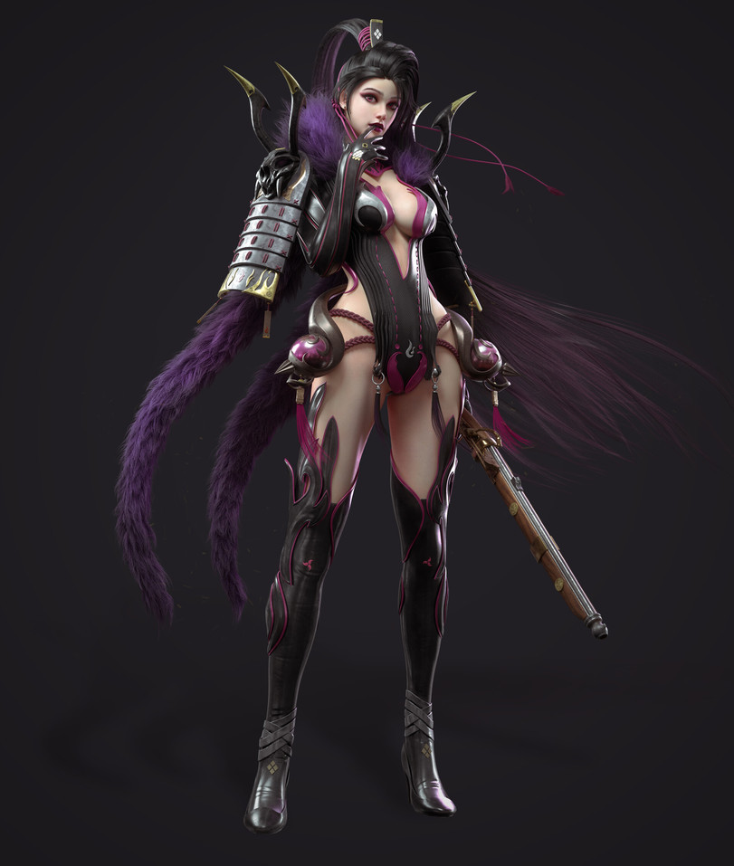 Warrior - Art, 3D, Girls, Ycf