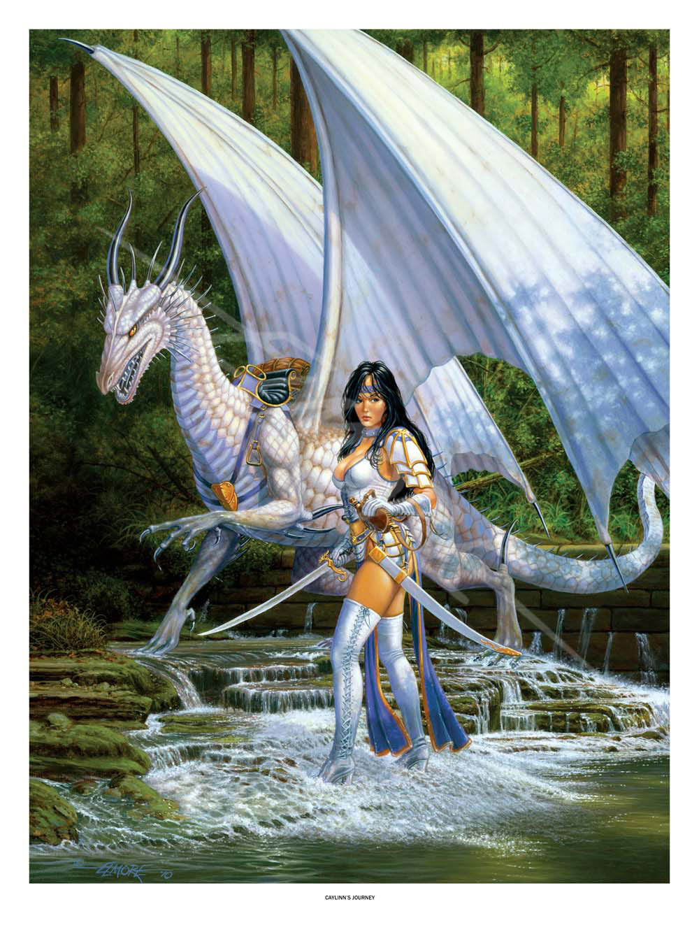 Artist Larry Elmore - Art, Fantasy, Fantasy, Girls, , Longpost