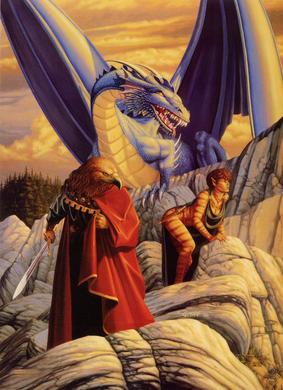 Artist Larry Elmore - Art, Fantasy, Fantasy, Girls, , Longpost