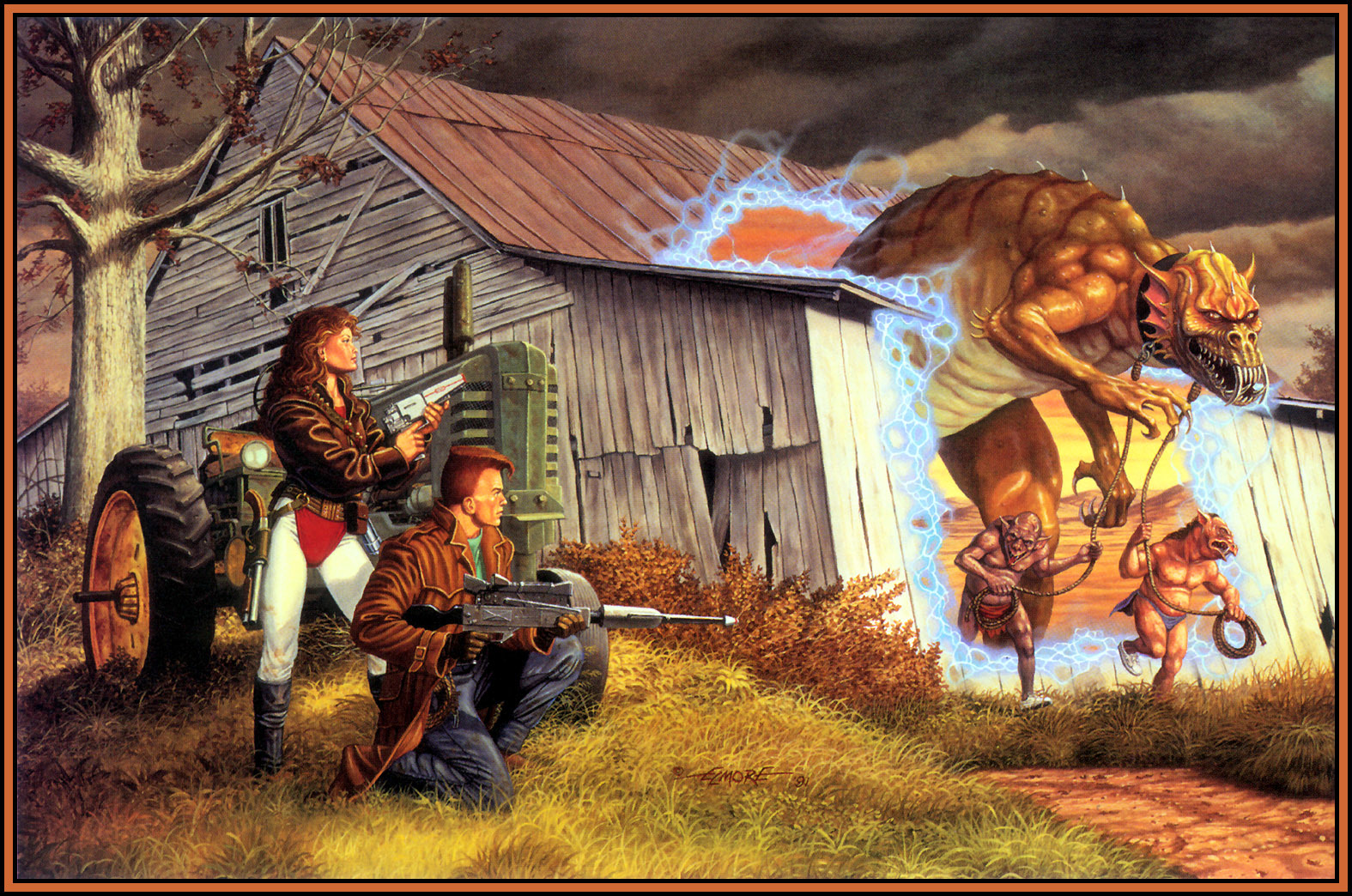 Artist Larry Elmore - Art, Fantasy, Fantasy, Girls, , Longpost