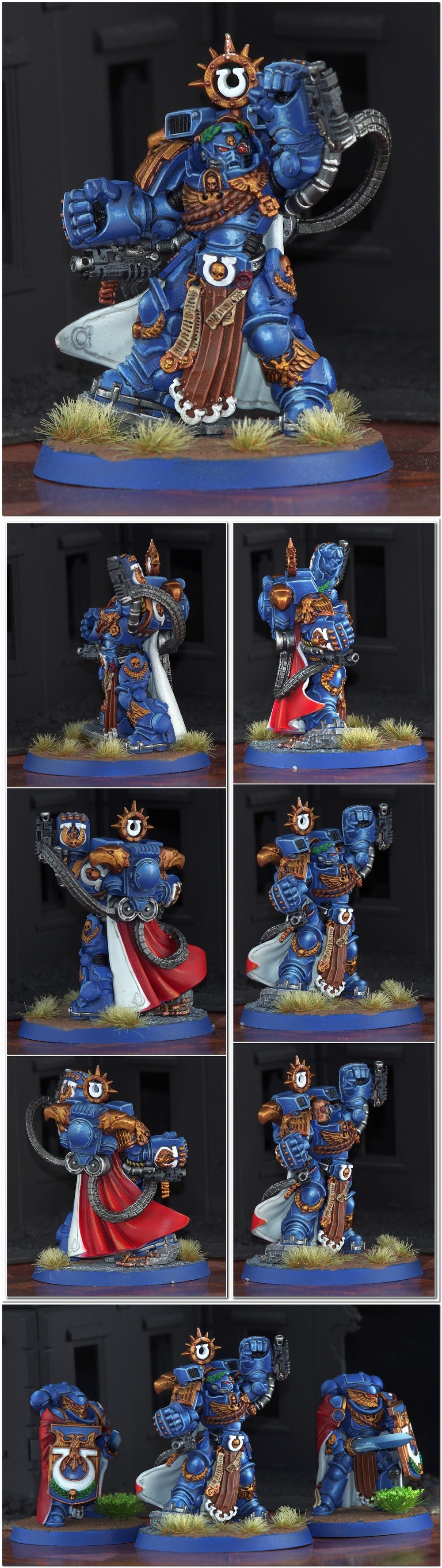 Coating No. 4. - My, Warhammer 40k, Wh miniatures, Ultramarines, Miniature, Painting miniatures, The photo, Longpost