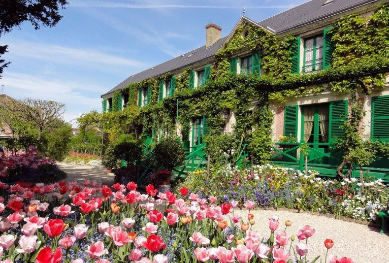House of Claude Monet in Giverny, France. - House-Museum, France, , Longpost
