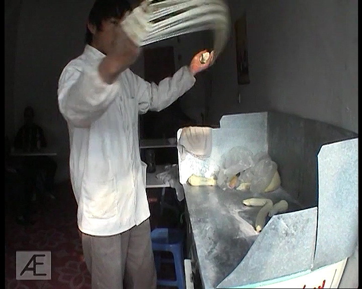 Making noodles at Zhoushan in 2003. - My, Noodles, China, , Preparation, Village, Video