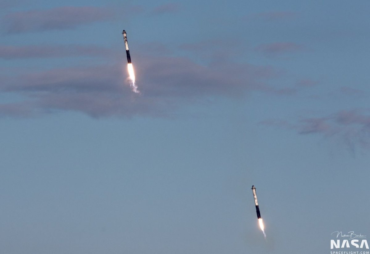 Falcon Heavy launch photo moments - Space, Rocket, Falcon heavy, Spacex, Running, Longpost, Video