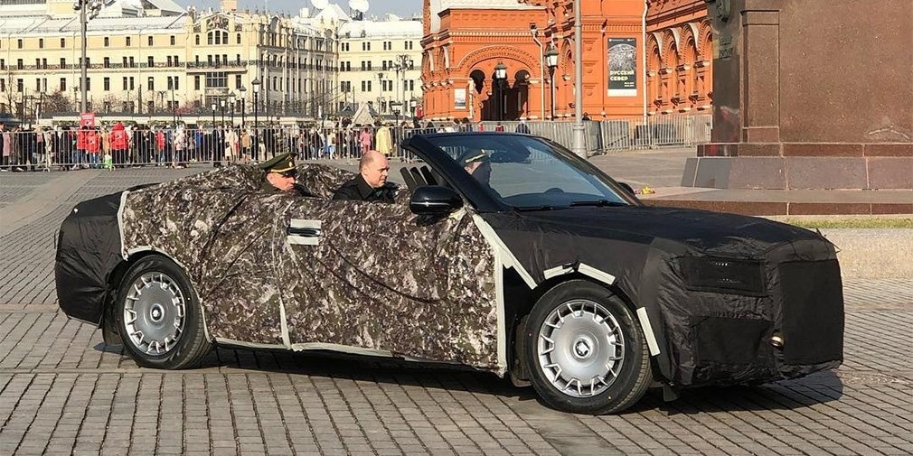 New parade cabriolet for Red Square: first video - Aurus, May 9, Parade, , Video, May 9 - Victory Day