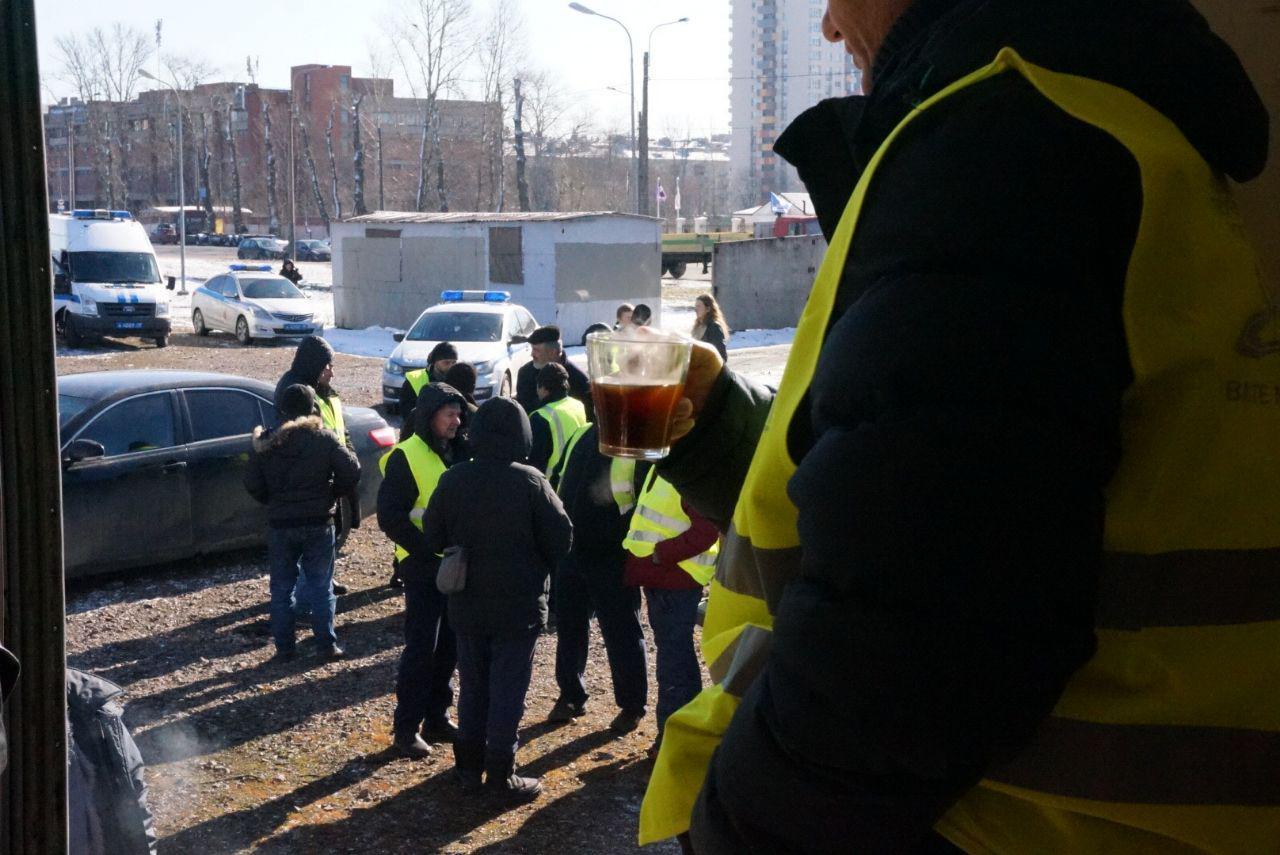 Truckers are protesting. - Truckers, Protest, Strike, Indefinite, Yellow vests, Politics, Longpost