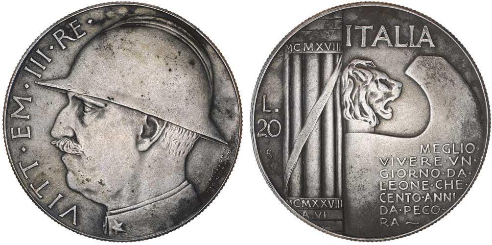 Commemorative coins of Italy. - Numismatics, Commemorative coins, Italy, World War I, Video, Longpost