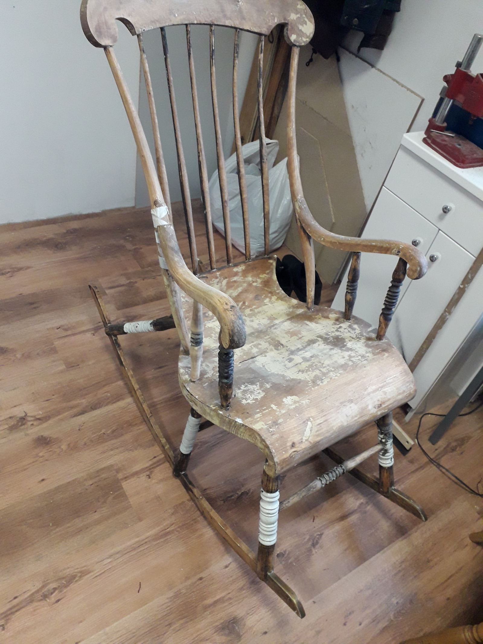 Where is the cheapest place to restore this chair? - My, , Longpost, Rocking chair