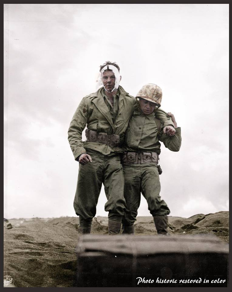 World War II (colorization) - Allies, The Second World War, Old photo, , , Longpost, Europe