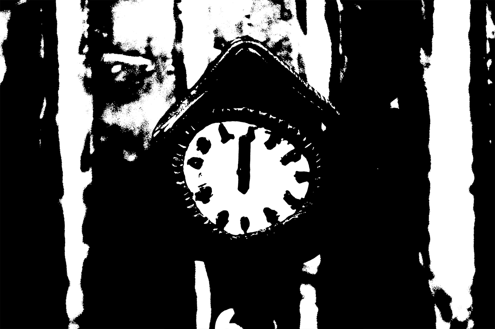 Ticking clocks - Comics, Psychedelic, Black and white, , , Longpost