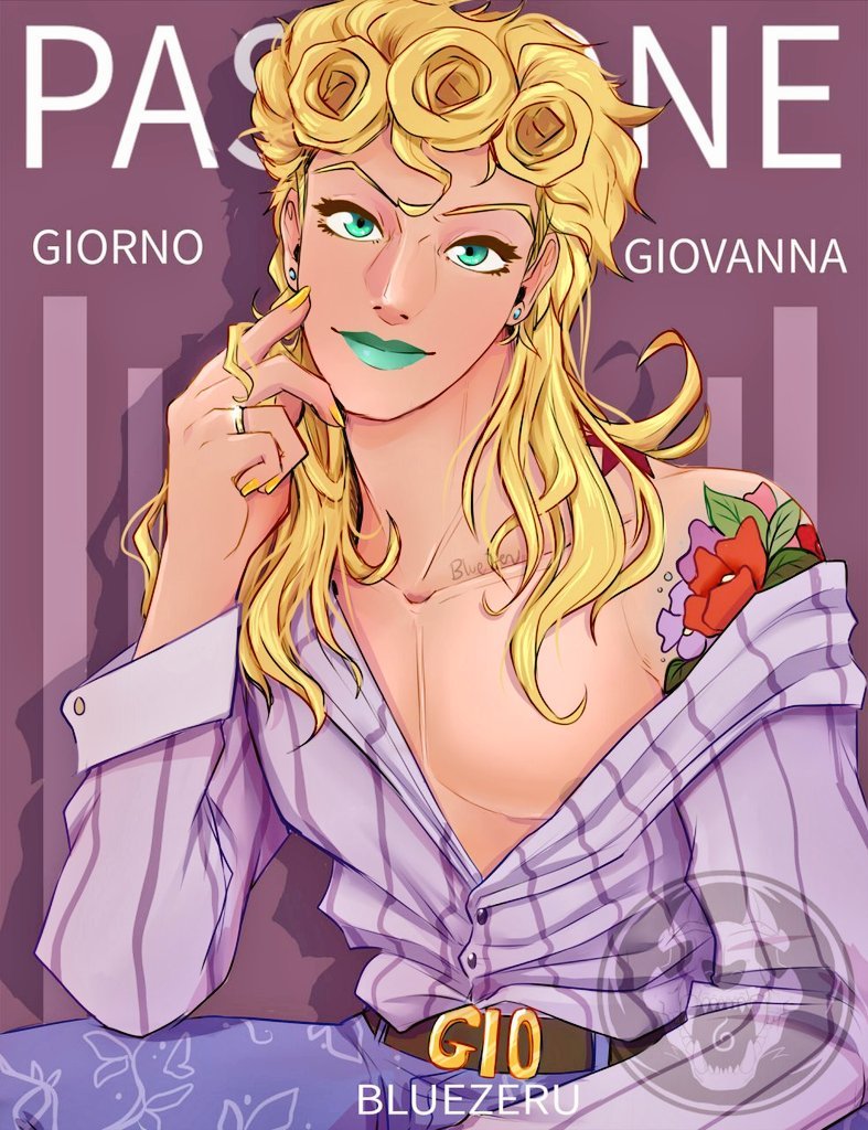 Giorno Giovanna - , Its a trap!, Giorno Giovanna, Jojos bizarre adventure, Art, Anime, Anime art