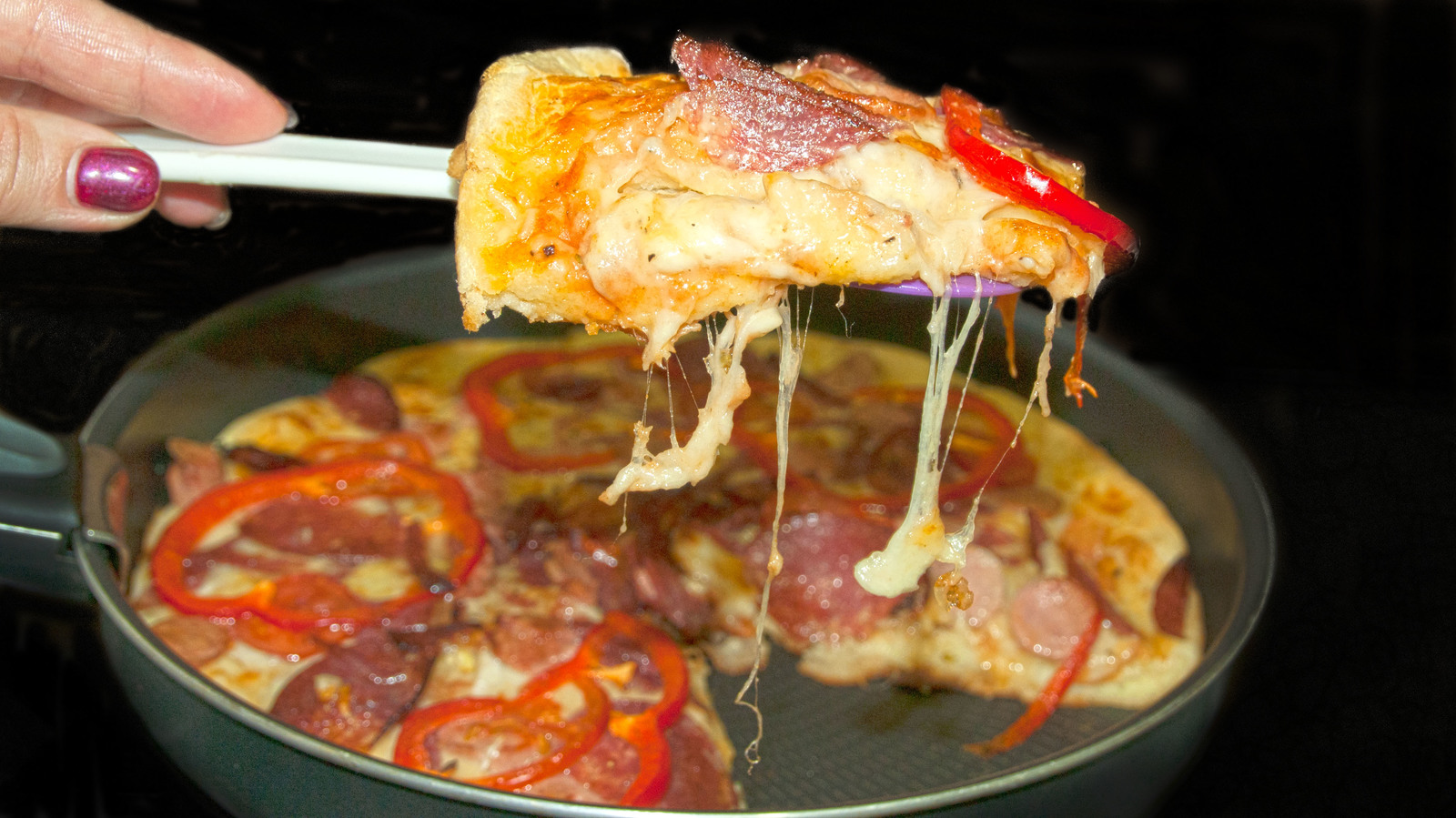 что можно приготовить на сковороде пиццу фото 117