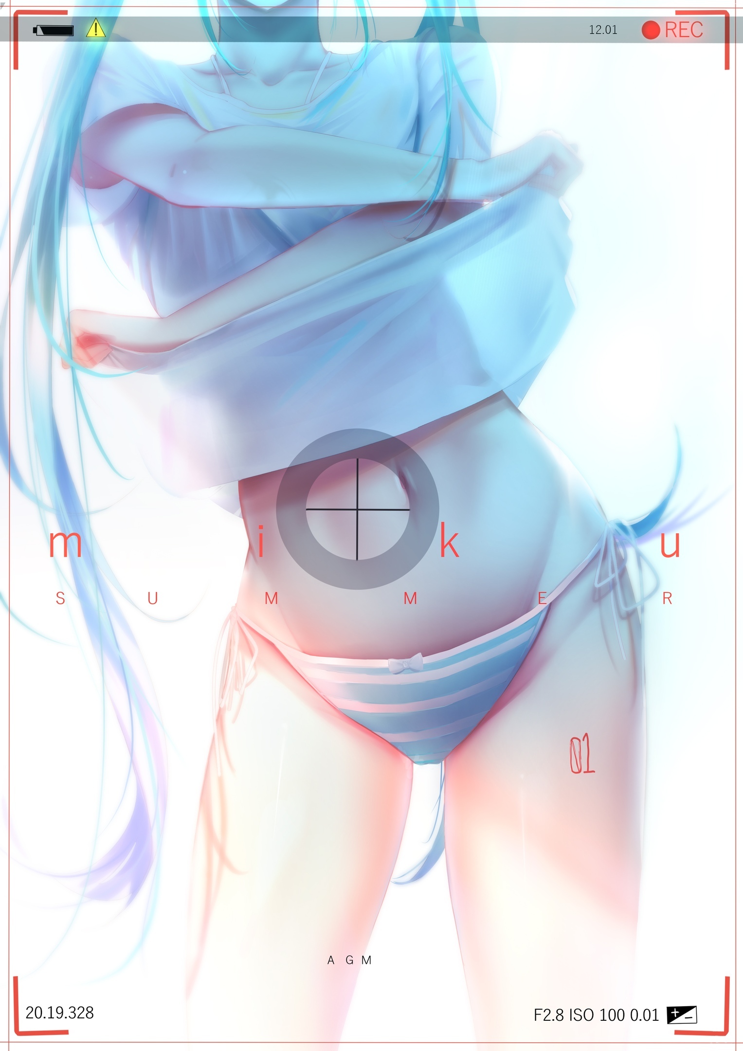 Summer Miku - NSFW, Anime, Not anime, Vocaloid, Hatsune Miku, Anime art