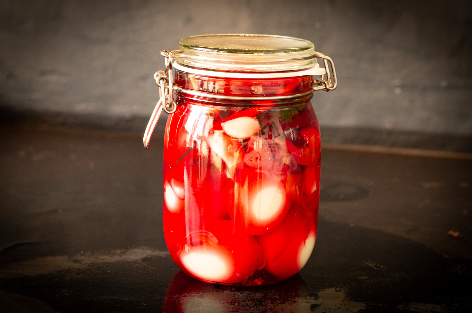 Pickled eggs, red - My, Eggs, Marinade, Beer snack, Recipe, Video recipe, Food, Video, Longpost