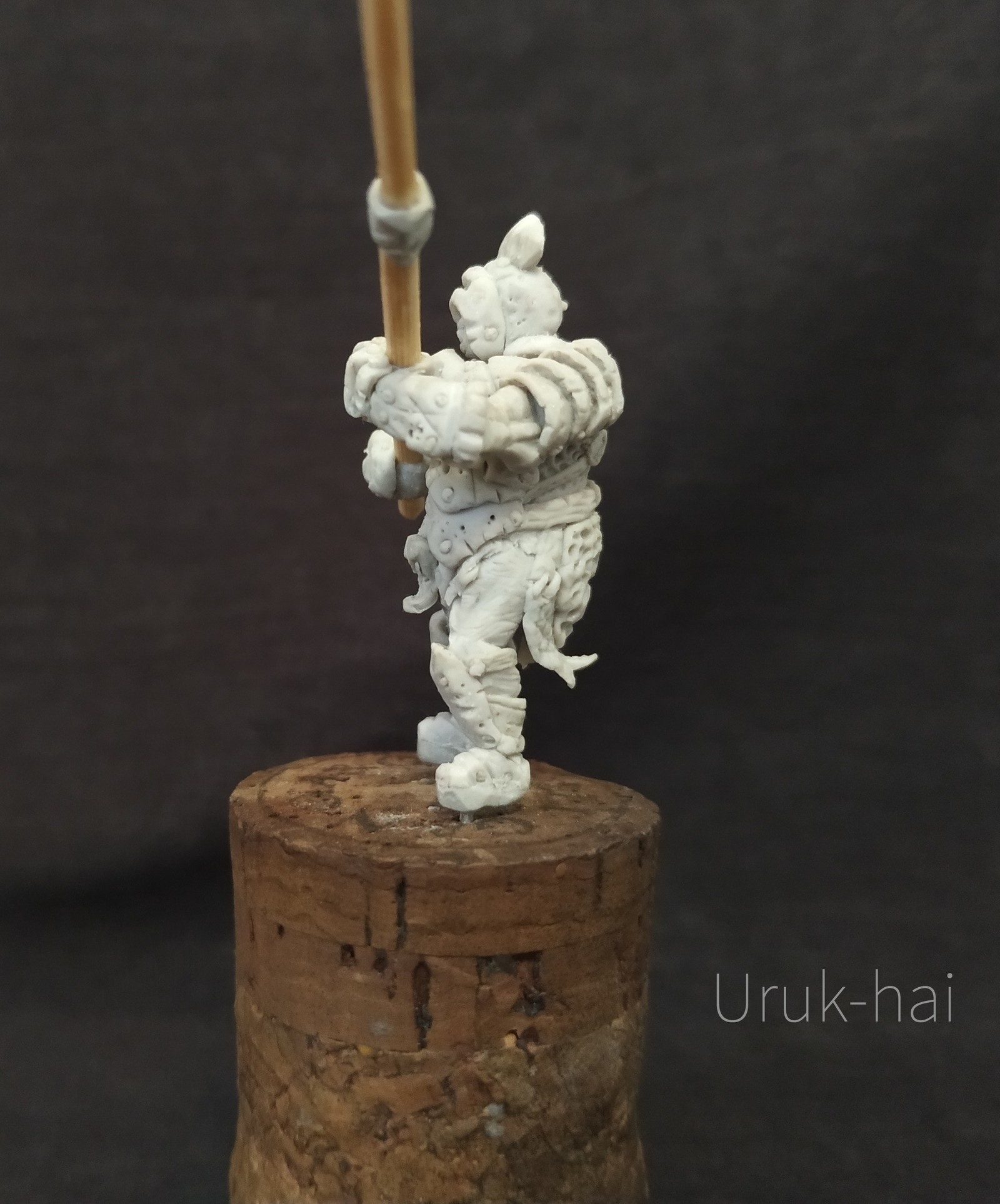 Uruk-hai (lord of the rings) - My, Miniature, 28mm, Lord of the Rings, , Handmade, Лепка, Wargame, Longpost