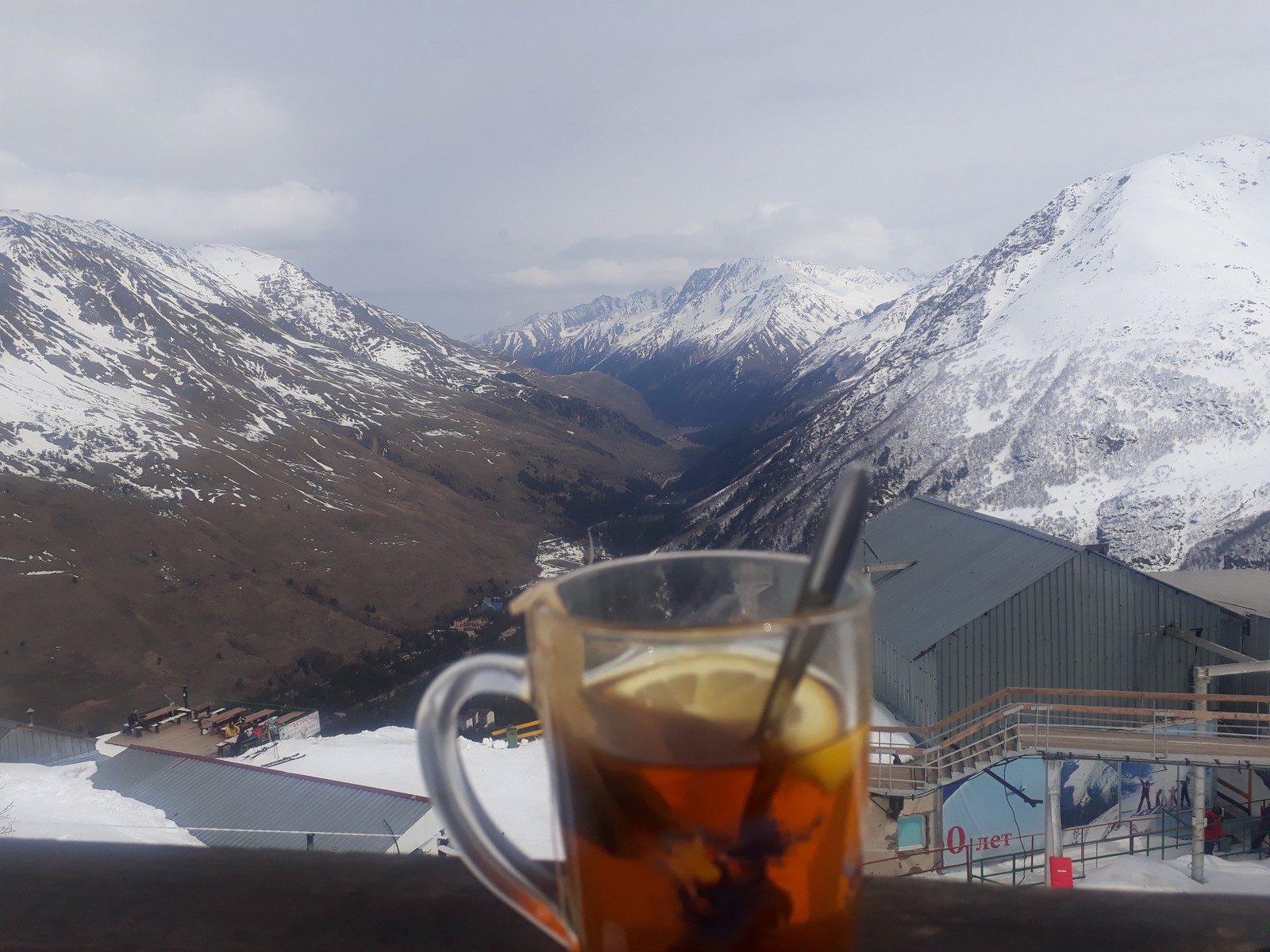 Baksan Gorge - My, The mountains, Landscape, Tea