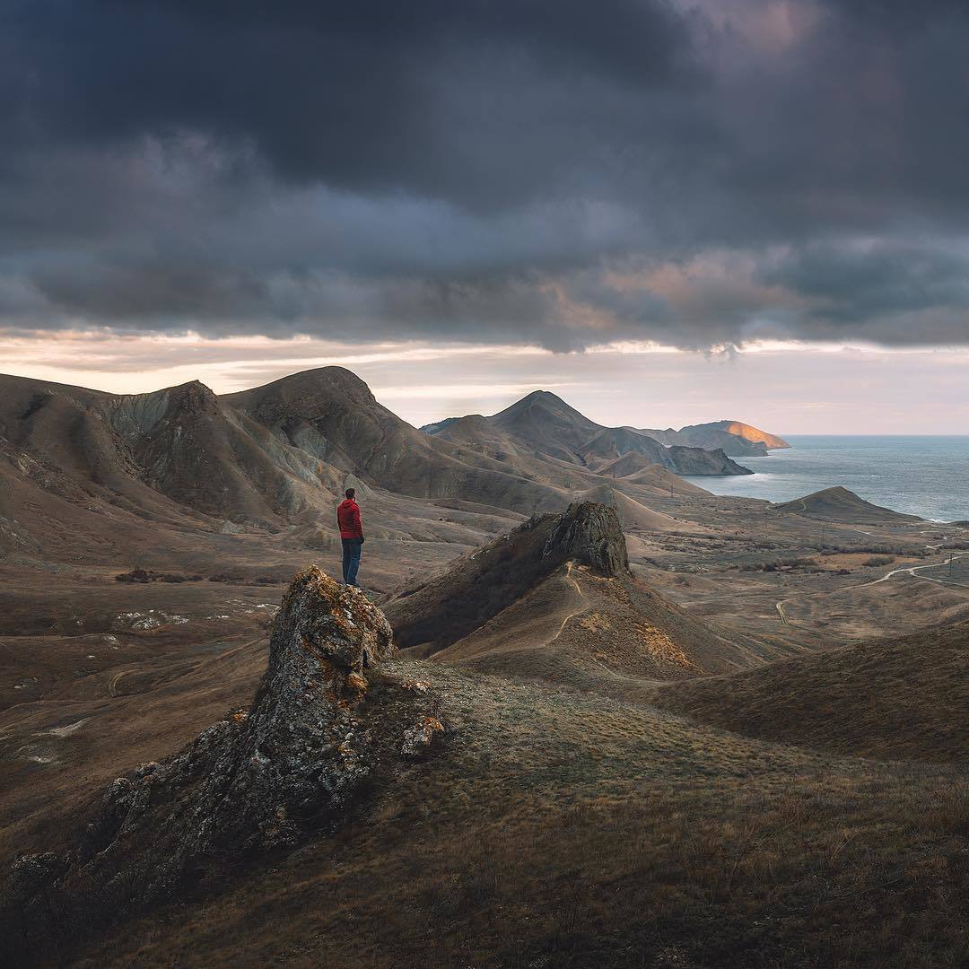 Коктебель, Крым - Фотография, Природа, Красота, Горы, Красота природы, Тучи