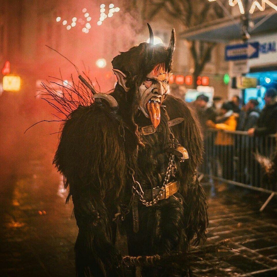 Krampus night in Austria. - Austria, Krampus, Masquerade, Longpost