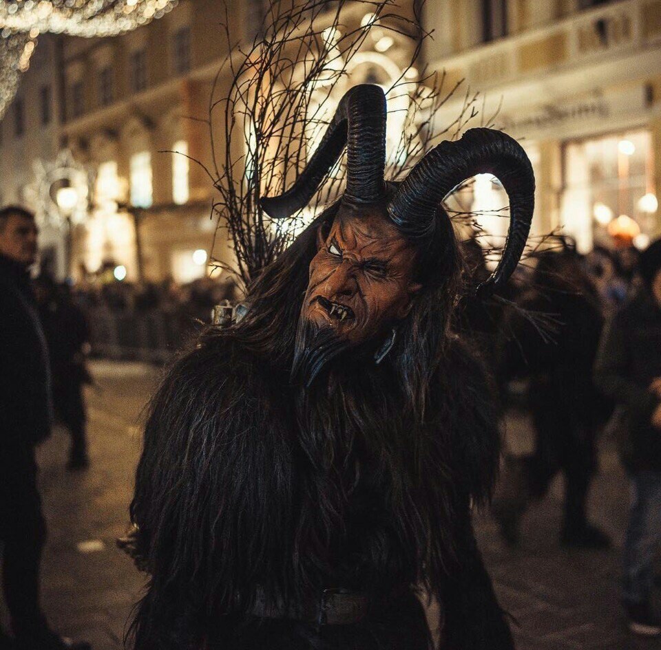 Krampus night in Austria. - Austria, Krampus, Masquerade, Longpost